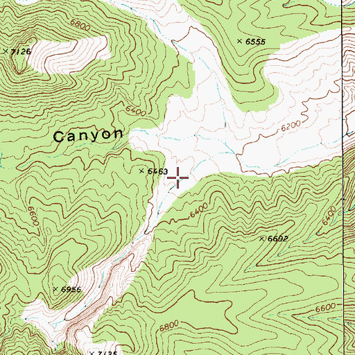 Topographic Map of Combination Well, NV