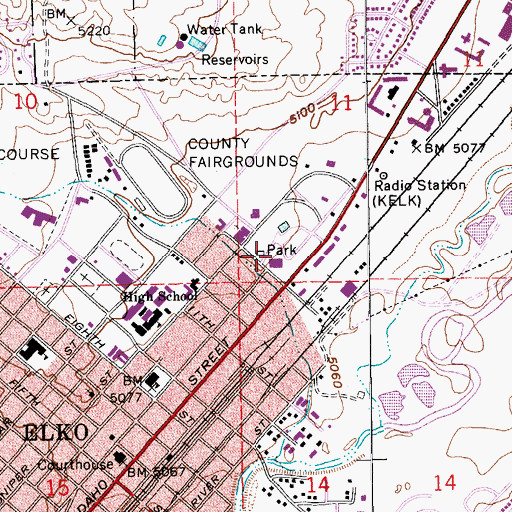 Topographic Map of China Ranch (historical), NV