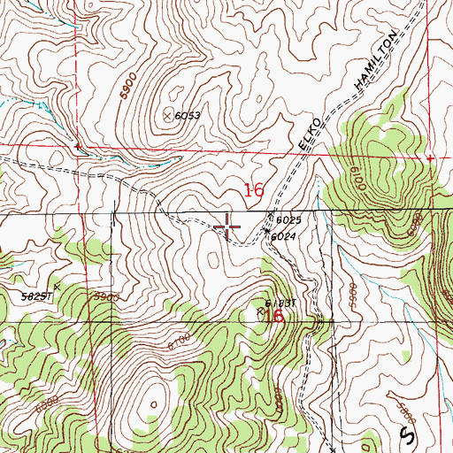 Topographic Map of Wears Station (historical), NV
