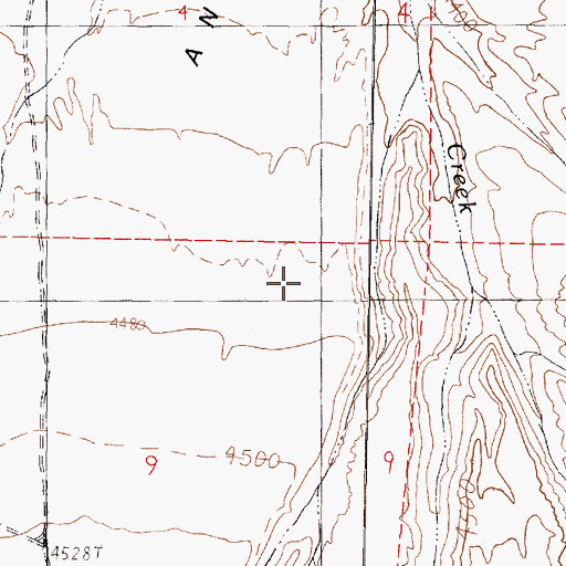 Topographic Map of Antelope, NV