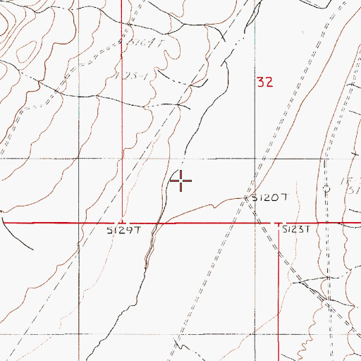 Topographic Map of Laborde Well (historical), NV