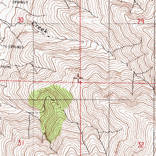 Topographic Map of Tobin Range, NV