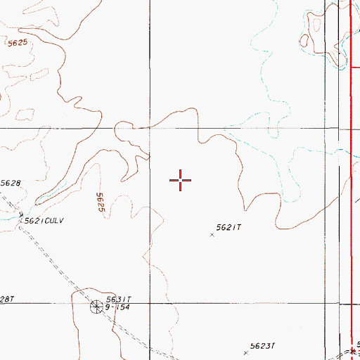 Topographic Map of Corral Canyon Creek, NV