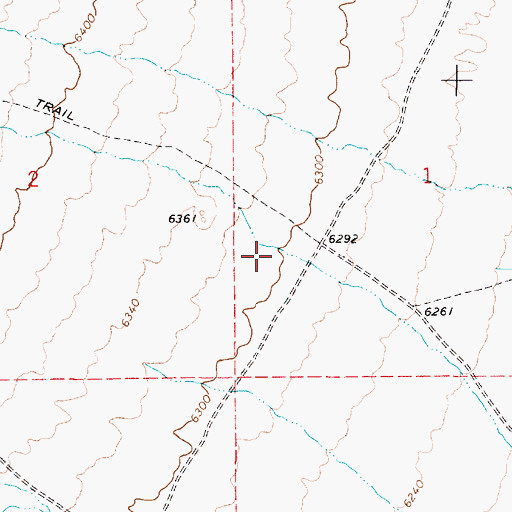 Topographic Map of Porter Creek, NV