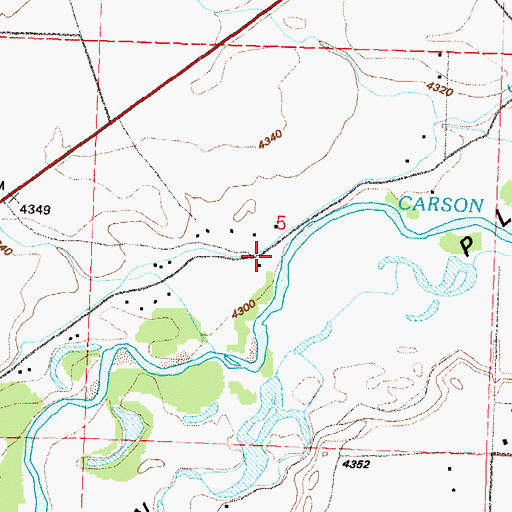 Topographic Map of Frothingham and Company Mill (historical), NV