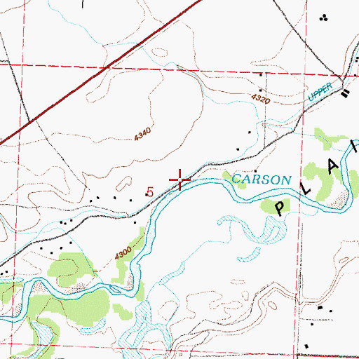 Topographic Map of Desert Mill (historical), NV