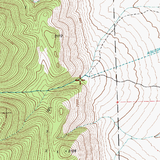 Topographic Map of Robinson (historical), NV