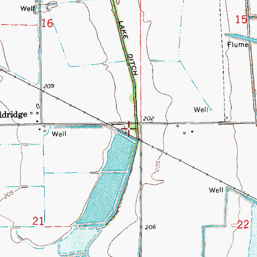 Topographic Map of KXDX-FM (Stuttgart), AR