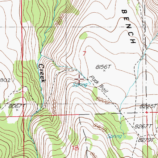 Topographic Map of Howard Cabin (historical), NV
