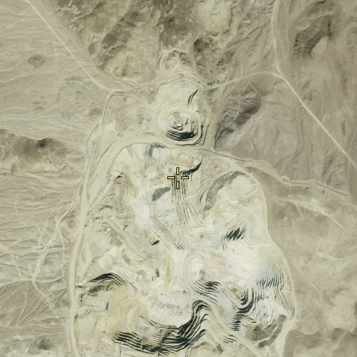 Aerial/Satellite Image of Grutt Mines, NV