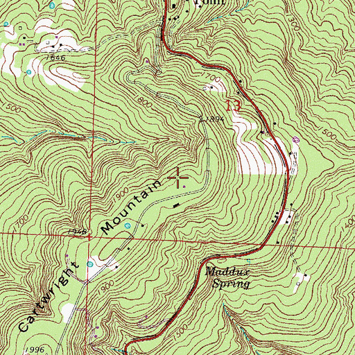 Topographic Map of KPOM-TV (Fort Smith), AR