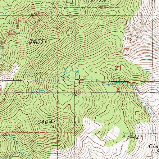 Topographic Map of Hughes Brothers Mill (historical), NV
