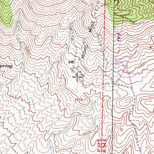 Topographic Map of Federal Mining and Engineering Company Mill, NV