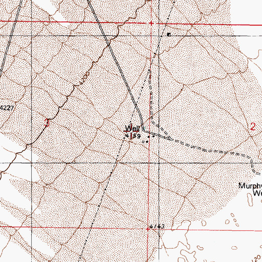 Topographic Map of Water Company Well, NV