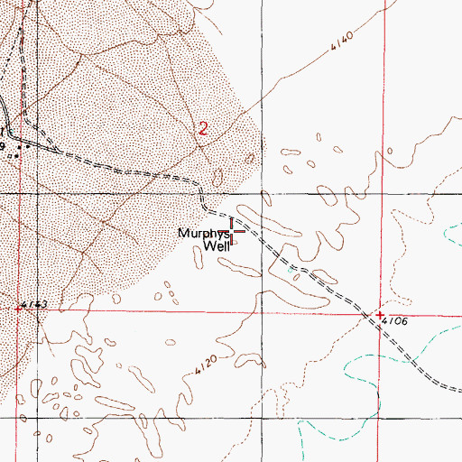 Topographic Map of Queen Mill (historical), NV