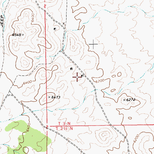 Topographic Map of Arrowhead Extension Mine, NV