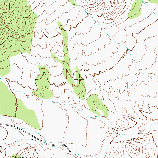 Topographic Map of Wide Valley, NV