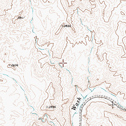 Topographic Map of Robb Mine, NV