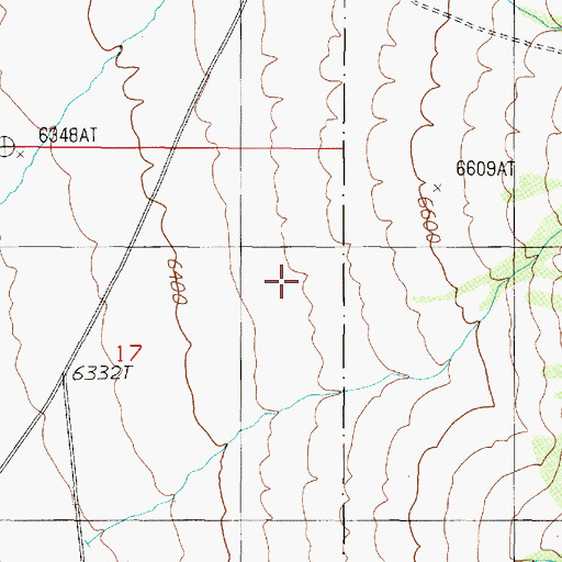 Topographic Map of Good Luck Mine, NV