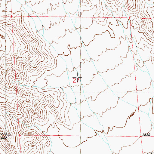 Topographic Map of Sutor Mining District, NV
