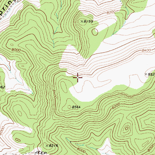 Topographic Map of Longstreet Mining District, NV