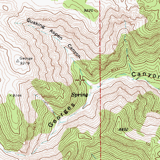 Topographic Map of Clipper Mine, NV