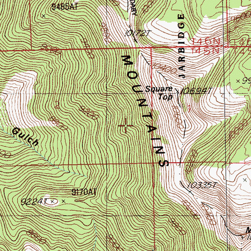 Topographic Map of Sugar Mine, NV