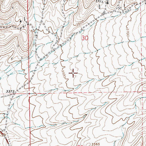 Topographic Map of Johnnie Mining District, NV