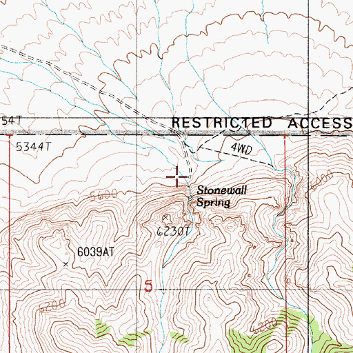 Topographic Map of Pius Kaolin Mill (historical), NV