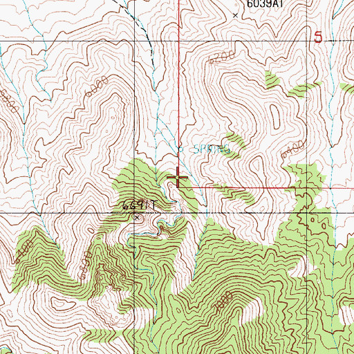 Topographic Map of Stonewall Mining District, NV