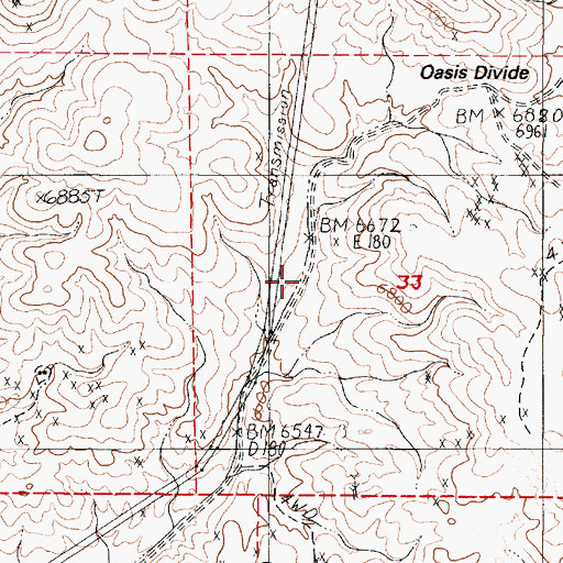 Topographic Map of Windypah Mining District, NV