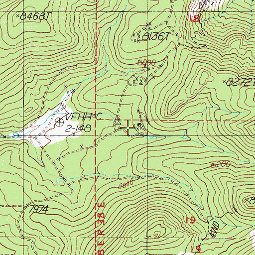 Topographic Map of Silver Queen Mine, NV