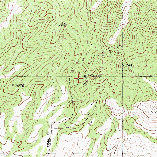 Topographic Map of Golden Mile Mine, NV