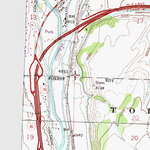 Topographic Map of Gardella Ranch, NV