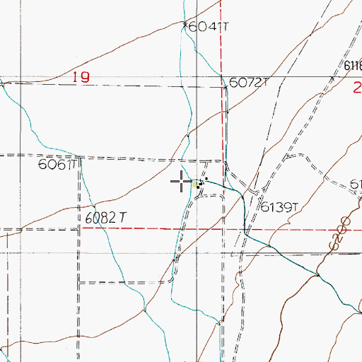 Topographic Map of O'Toole Ranch, NV