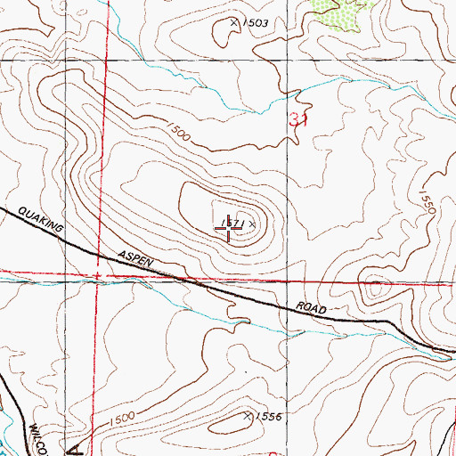 Topographic Map of Sugar Loaf, NV