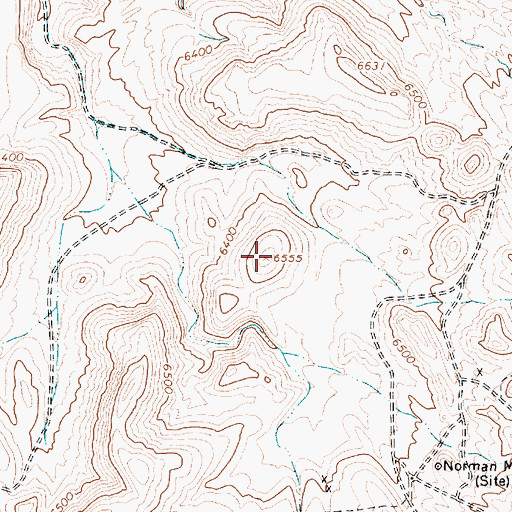 Topographic Map of Gilbert Mining District, NV
