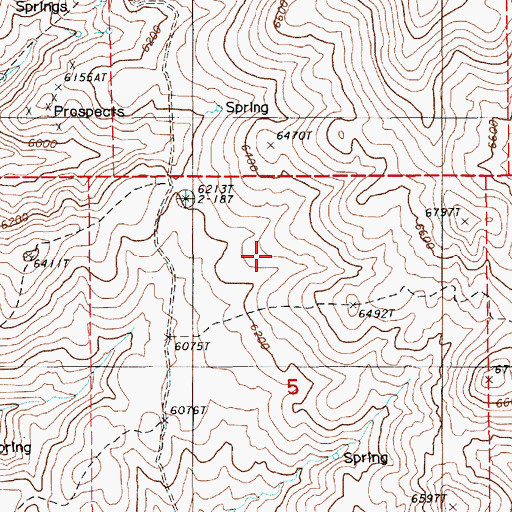 Topographic Map of A C Barite Mine, NV