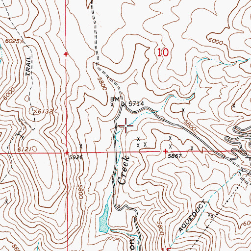 Topographic Map of Lynn Mining District, NV