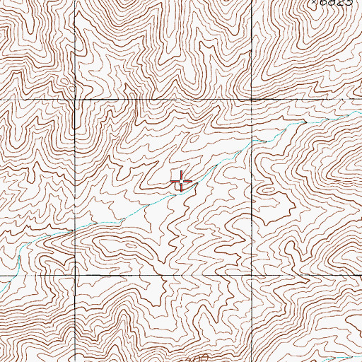 Topographic Map of Silver Mountain Mine, NV