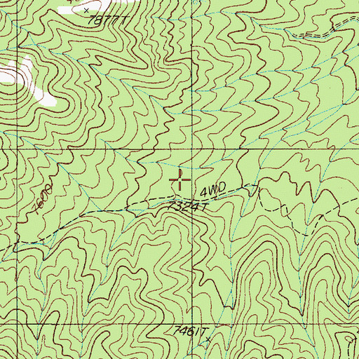 Topographic Map of Mattmueller Mine, NV