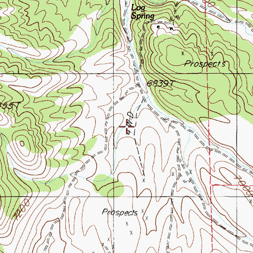 Topographic Map of Sylvania Mining District, NV