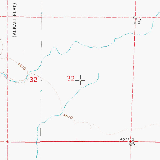 Topographic Map of Columbus Marsh Mining District, NV