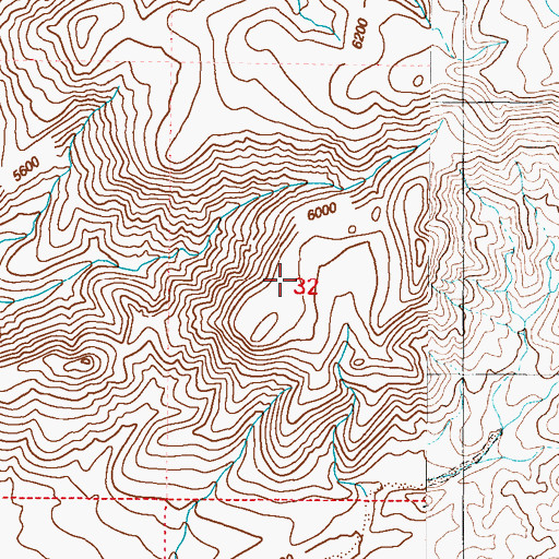 Topographic Map of Dyer Mining District, NV