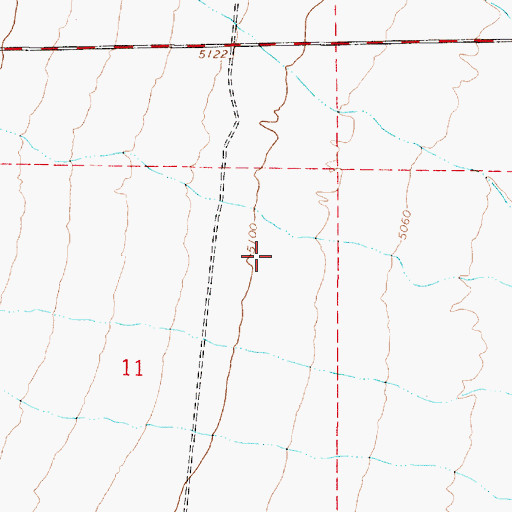 Topographic Map of Ingalls Mine, NV