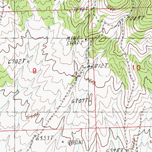 Topographic Map of Essex Canyon, NV