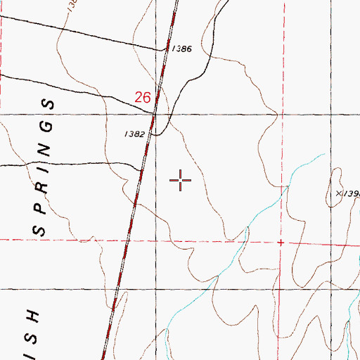 Topographic Map of Reno Sky Ranch (historical), NV