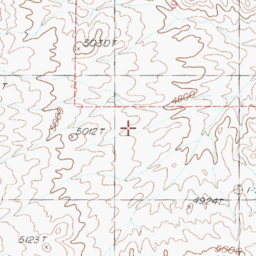 Topographic Map of Ragged Top Mining District, NV