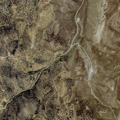 Aerial/Satellite Image of Orange Mine, NV