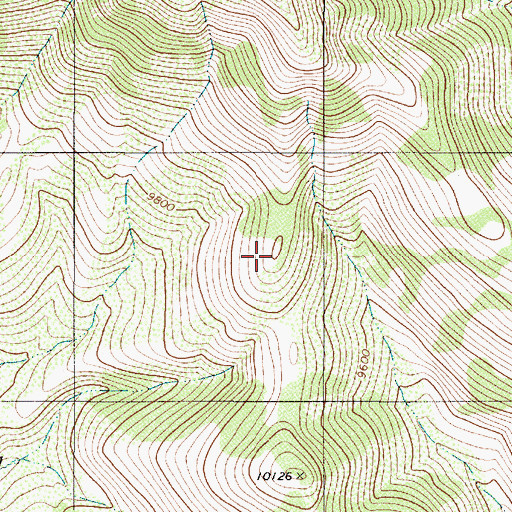 Topographic Map of Southeast Summit, NV